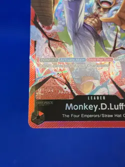 One Piece Starter Deck ST21 EX: Gear 5 Monkey D Luffy Leader NM - Image 5