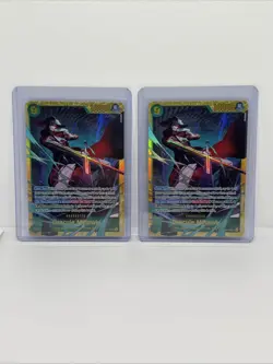 (2) One piece Dracule Mihawk - OP14-119 The Azure Sea's Seven Foil NM 🔥🔥 - Image 1