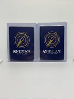(2) One piece Dracule Mihawk - OP14-119 The Azure Sea's Seven Foil NM 🔥🔥 - Image 2