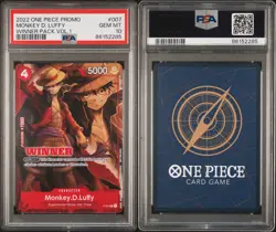 Monkey.D.Luffy Winner Vol. 1 #P-007 One Piece PSA 10 - Image 3