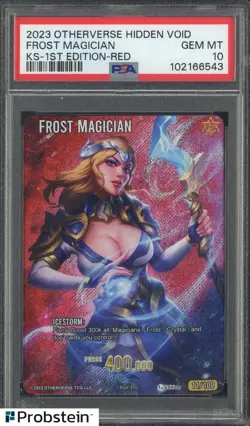 2023 Otherverse Hidden Void KS 1st Edition Red Frost Magician PSA 10 GEM MINT - Image 1