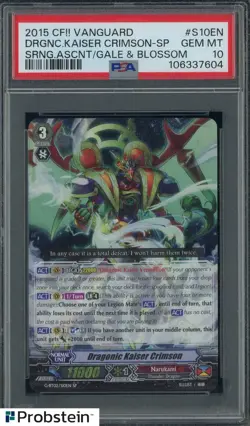 2015 CF!! Vanguard Soaring Ascent Gale & Blossom Dragonic Kaiser Crimson PSA 10 - Image 1