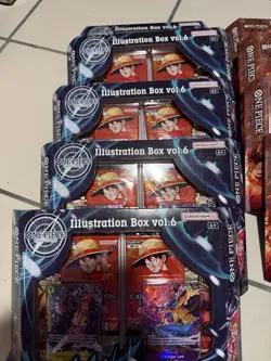 One Piece Card Game Illustration Box Vol.5 x5 and Vol.6 x5 LOT OF 10! ✅In Hand - Image 2
