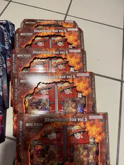 One Piece Card Game Illustration Box Vol.5 x5 and Vol.6 x5 LOT OF 10! ✅In Hand - Image 3