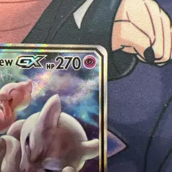 Pokemon TCG Mewtwo & Mew GX SM191 Black Star Promo Card Near Mint Condition - Image 2