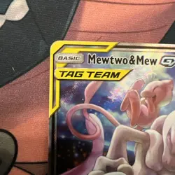 Pokemon TCG Mewtwo & Mew GX SM191 Black Star Promo Card Near Mint Condition - Image 3