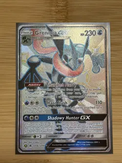 Pokemon TCG Greninja GX Full Art Shiny Holo Rare Card SV56/SV94 - Image 1