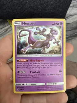 Mewtwo SM214 - Black Star Promo - Holo Pokemon Card - Near Mint (NM) - Image 1