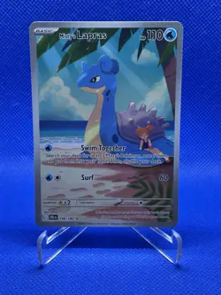Mistys Lapras 194/182 Illustration Rare Pokemon Card 2025 Destined Rivals NM - Image 1