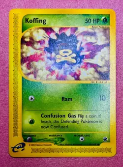 Koffing | 114/165 | Expedition Base Set | 2002 WOTC Vintage Pokemon Card | LP - Image 1
