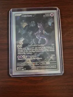 Mew Ex 053 & Mewtwo 052 Black Star Promo Cards Scarlet And Violet 151 - Image 3