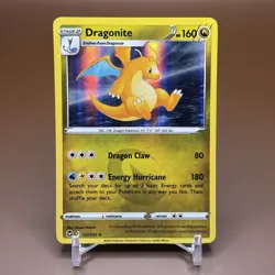 Pokemon Dragonite 131/195 SWSH12: Silver Tempest Holo Rare card NM - Image 1
