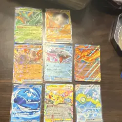 Pokemon EX GX Full Art Holo Card Lot 9 Cards Serperior Tauros Moltres - Image 1