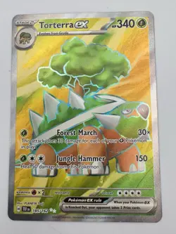Torterra ex 185/162 Ultra Rare Temporal Forces Pokemon Card NM - Image 2