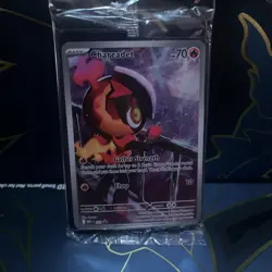SEALED Charcadet 022 Black Star Promo - Phantasmal Flames Pokemon Card, NM - Image 1