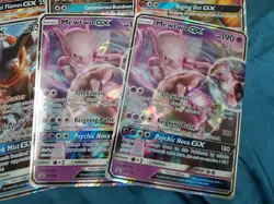 Pokemon Jumbo Card Lot Charizard Mewtwo Greninja Lucario - Image 5