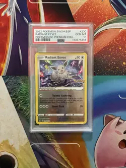 Pokemon Card Radiant Eevee SWSH230 Black Star Promo PSA 10 GEM MINT One Owner - Image 1