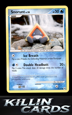 Snorunt 75/99 Common Arceus Pokemon Card LP - Image 1