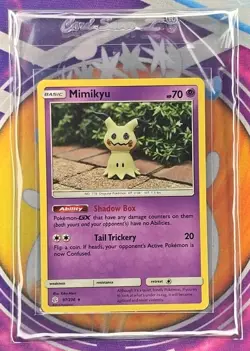 🔥Pokemon TCG Mimikyu 97/236 Cosmic Eclipse Non-Holo Rare Card NM👍📈 - Image 3