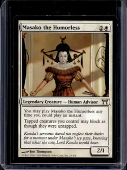2004 Magic MTG Champions of Kamigawa Masako Humorless #33 - Image 1
