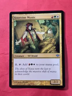 2009 Magic The Gathering Conflux #114 Knotvine Mystic, UC, NF, cd5 - Image 1
