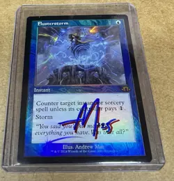 Flusterstorm Foil Artist Proof Signed MTG RARE - Image 1