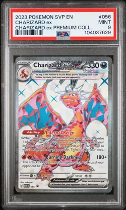 Pokemon Charizard ex 056 SVP Scarlet & Violet Promo PSA 9 Holo Dragon EX - Image 1