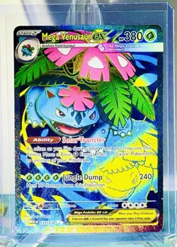 Mega Venusaur ex 155/132- Mega Evolution - Ultra Rare Pokemon TCG - Image 1