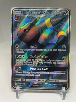 Umbreon GX 142/149 Sun & Moon Base Set Ultra Rare Pokemon LP - Image 1
