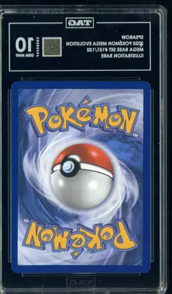 2025 Pokemon Mega Evolution Base Set #151 Spearow Illustration Rare TAG 10 - Image 2