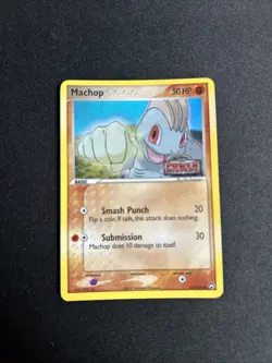 Machop - 53/108 Reverse Holo EX Power Keepers NM- Pokemon Card - STAMPED - Image 1