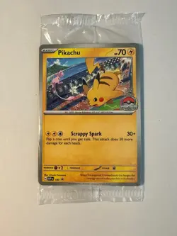 Pikachu 190 2024 World Championships SVP Black Star Promo Pokemon TCG Sealed - Image 1