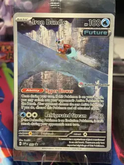 Iron Bundle 066 Pokemon Center Stamped Promo SEALED Paradox Rift - Image 1