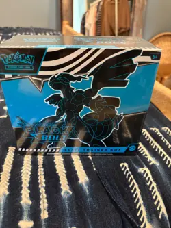 POKEMON TCG: Scarlet & Violet Black Bolt Elite Trainer Box, Sealed Box is Worn - Image 1