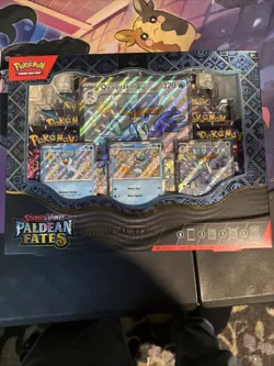 Pokemon TCG Paldean Fates Quaquaval EX Premium Collection Box - Image 1
