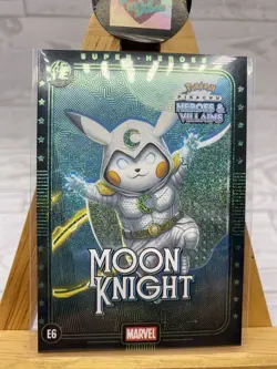 Pikachu as Cosplay Moon Knight Heroes & Villains Non Pokemon Fan Art - Image 2