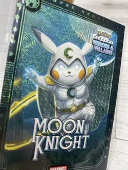 Pikachu as Cosplay Moon Knight Heroes & Villains Non Pokemon Fan Art - Image 3
