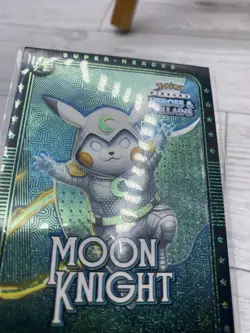 Pikachu as Cosplay Moon Knight Heroes & Villains Non Pokemon Fan Art - Image 4