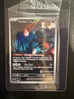 Temporal Forces Pokemon Center ETB (WW) Flutter Mane 097 Holo Promo Sealed - Image 1