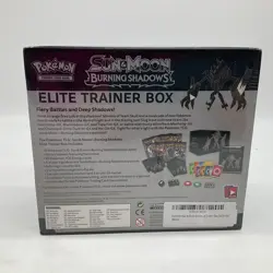 2017 Pokemon Sun & Moon Burning Shadows Elite Trainer Box Sealed - Image 2
