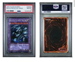 2024 Yugioh Blue-Eyes Ultimate Dragon Retro Pack 01 PSA 8 - Image 1