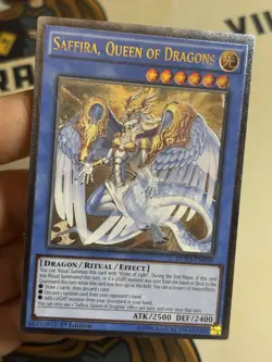 Saffira, Queen Of Dragons DUEA-EN050 Ultimate Rare 1st Edition YuGiOh! NM - Image 2
