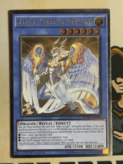 Saffira, Queen Of Dragons DUEA-EN050 Ultimate Rare 1st Edition YuGiOh! NM - Image 3