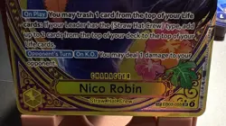 One Piece TCG Nico Robin EB03-055 SP Heroines Edition Alternate Art NM English - Image 3