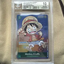Pristine 10 Monkey.D.Luffy 2023 One Piece 1st Anniversary Tournament P-037 - Image 4