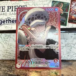 Trafalger D. Water Law (Alt Art) OP14-001 L The Azure Sea's Seven - ONE PIECE - Image 1