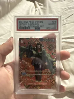 PSA 10 Monkey D. Dragon SP OP09 One Piece English GEM MT 10 - Image 1