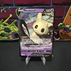Pokemon Mimikyu V Ultra Rare Full Art Holo 068/172 Brilliant Stars 160 HP Card - Image 1