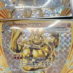 Pokemon BREAK Holo Card Lot - Carbink, Ninetales, Golduck, Machamp, Clawitzer - Image 5