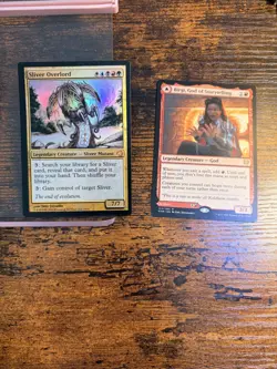 MtG Card Lot Sliver Overlord FOIL #24 & Birgi, the God of Storytelling #311 - Image 1